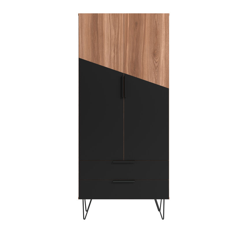 Beekman Brown and Black Tall Cabinet