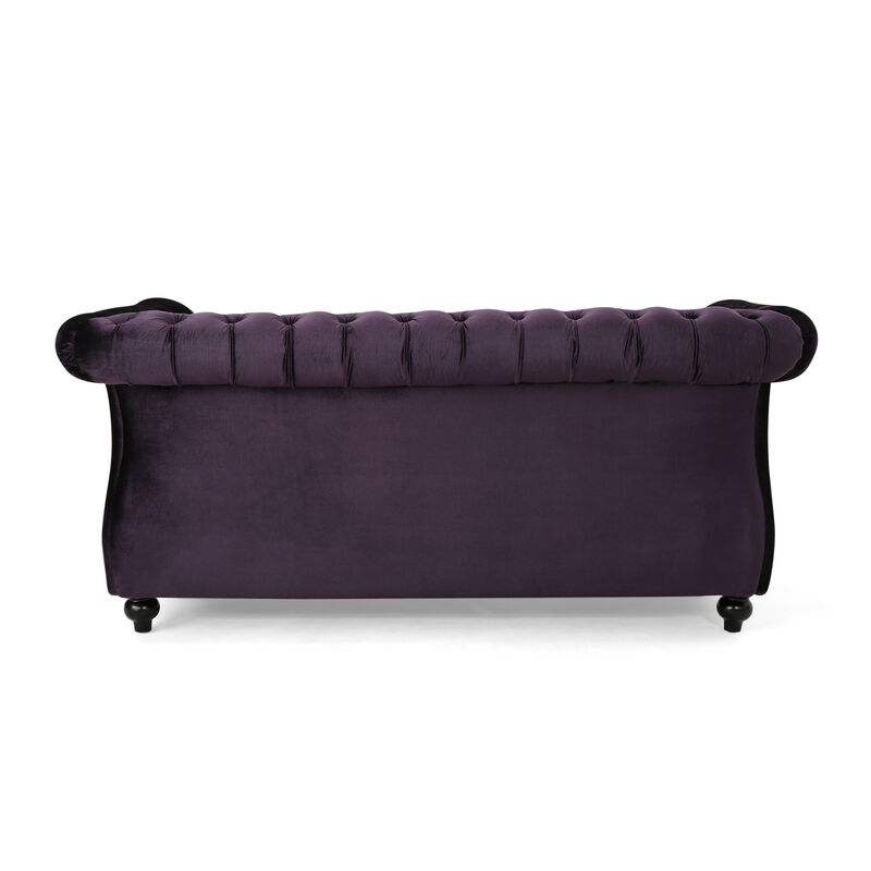 Merax Traditional Chesterfield Loveseat Sofa