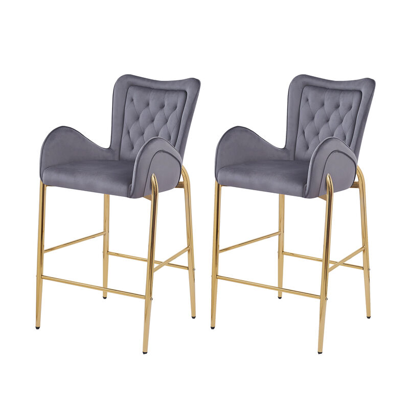 Merax Counter Height Bar Stools Set of 2