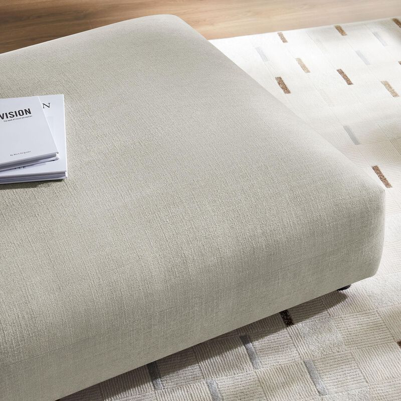 Solace Modular Upholstered Fabric Ottoman image number 4
