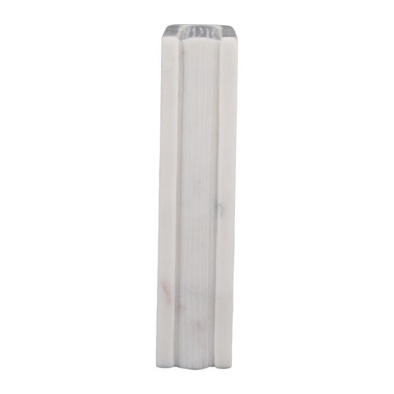 7x5" Marble Book Object, White image number 3