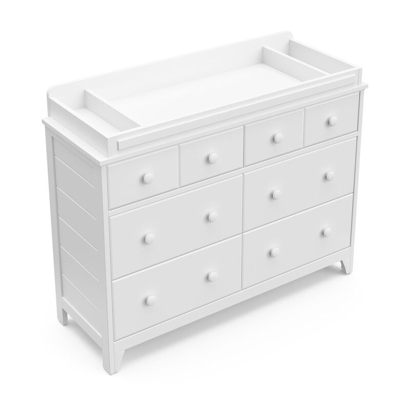 Storkcraft Universal Changer Topper (6 Drawer Dresser) - White image number 4