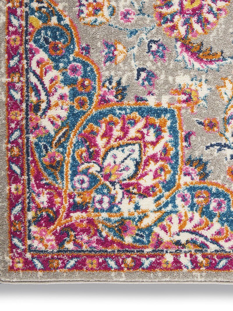 Passion PSN22 Gray/Multicolor 6'7" x 9'6" Rug image number 4