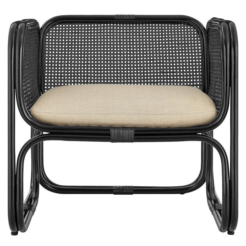 Ellis Natural Rattan Accent Armchair image number 4