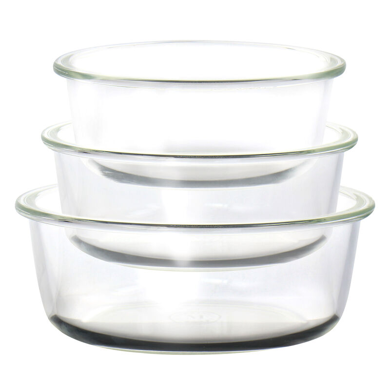 Martha Stewart 6 Piece Assorted Glass Storage Container and Lid Set  in Mint image number 6