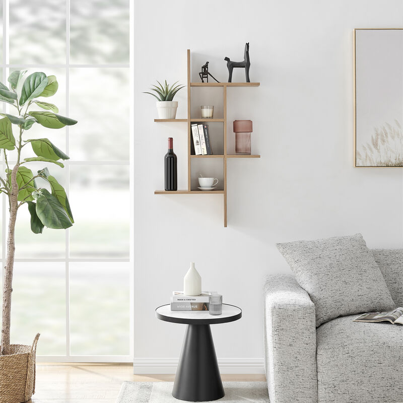 Dual-Orientation Cantilever Wall Shelf