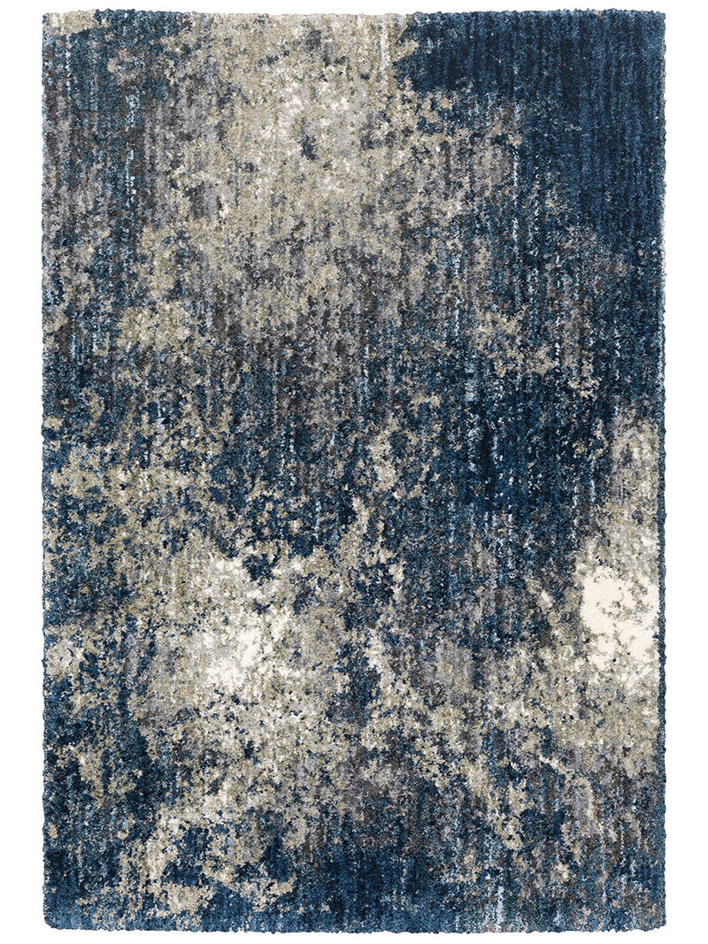 Aspen 5'3" x 7'6" Blue Rug image number 0