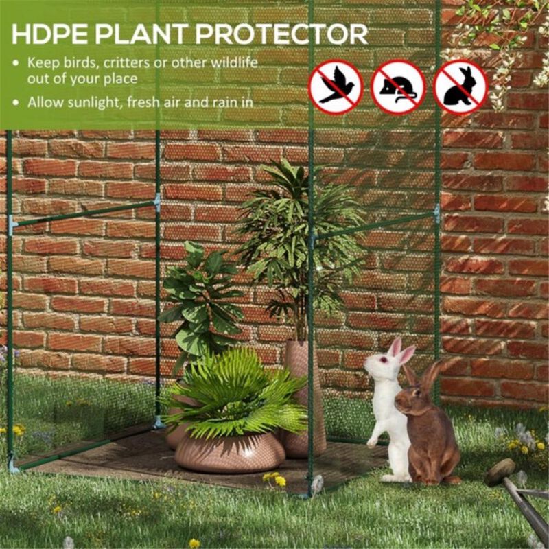 Walk-In Mini Greenhouse for Small Space Gardening & Plant Protection