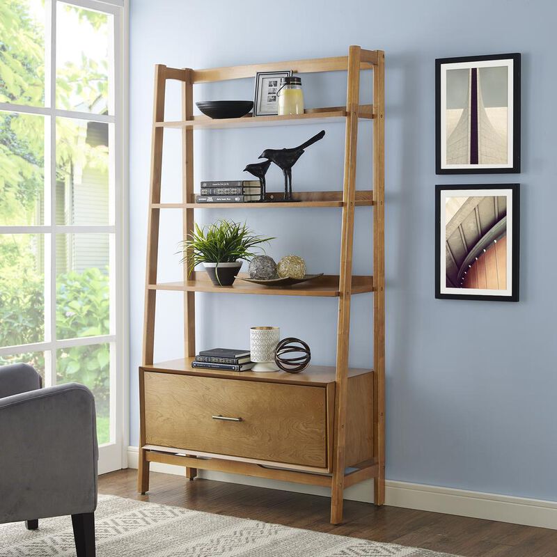 Crosley Furniture Landon Large Etagere Acorn