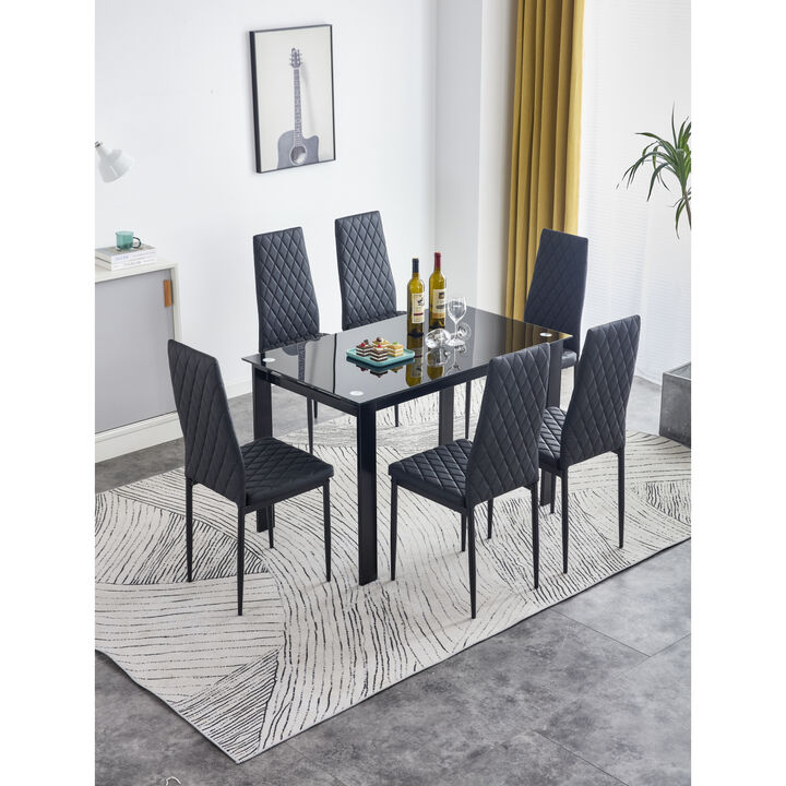 Dining chair set for 6
