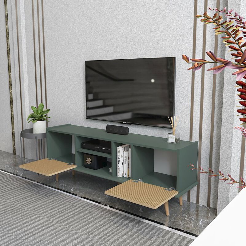 Decorotika Ekvador Tv Stand Sylvia&Rattan Pattern
