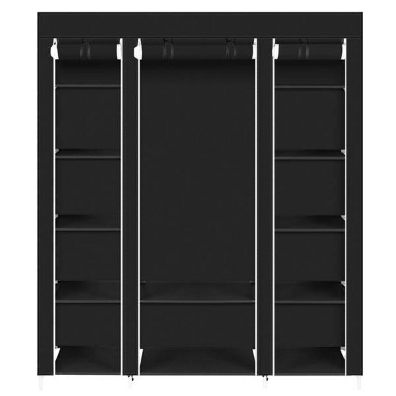 Wardrobe Storage Organizer with Non-Woven Fabric and Sturdy Frame image number 0
