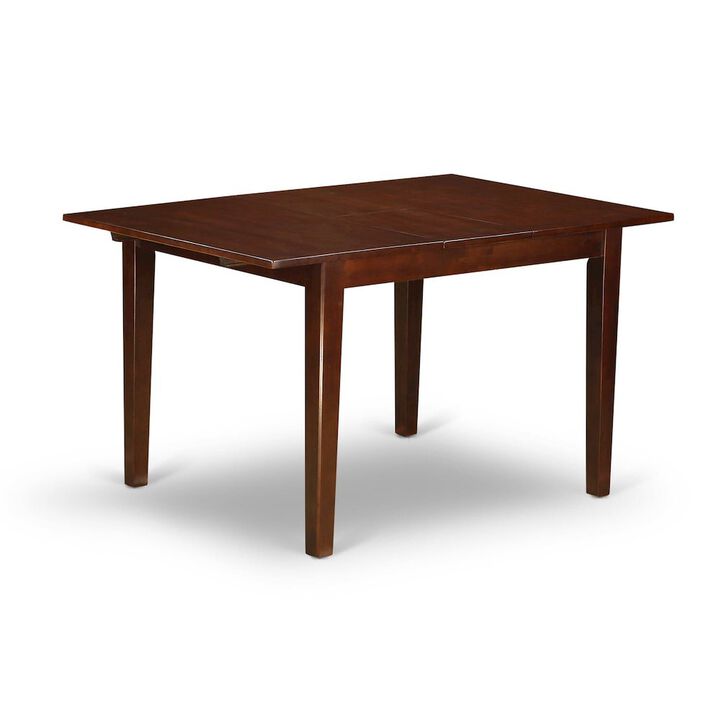 Milan rectangular Table with 12" butterfly leaf