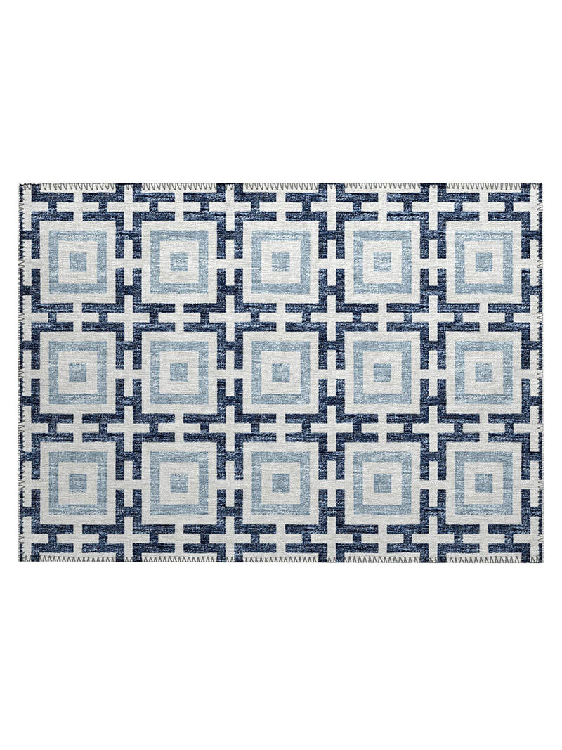 Marlo MO1 Navy 20" x 30" Rug