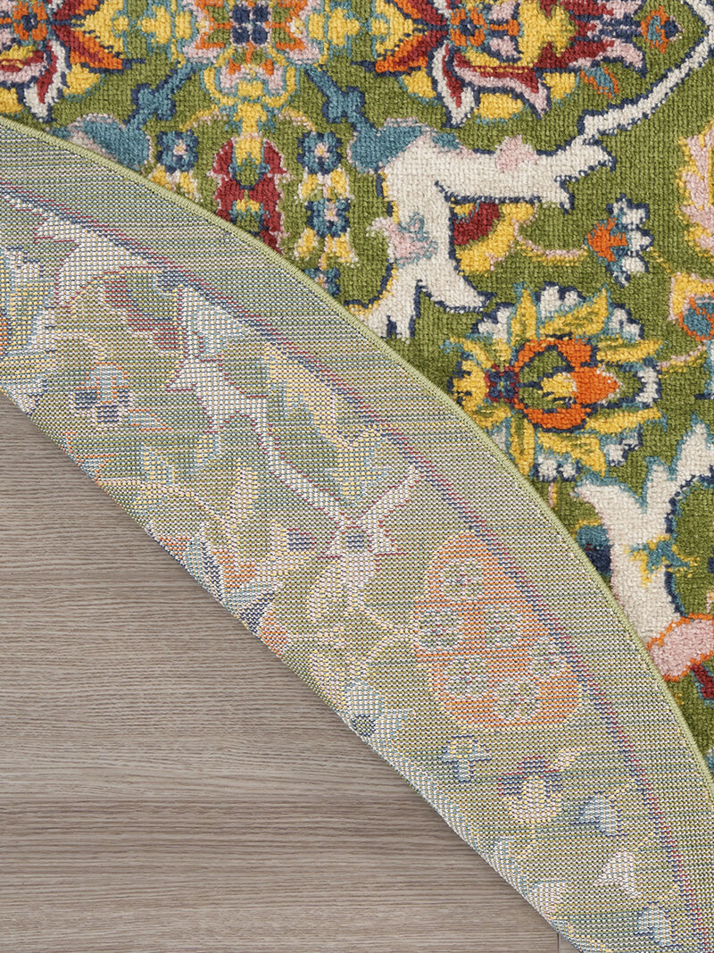 Allur ALR03 Sage/Ivory 4' x Round Rug