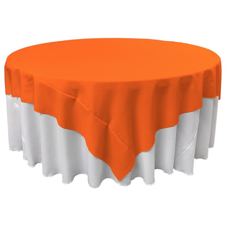 72-Inch Square Table Cover in Polyester Poplin for Kitchen or Parties
