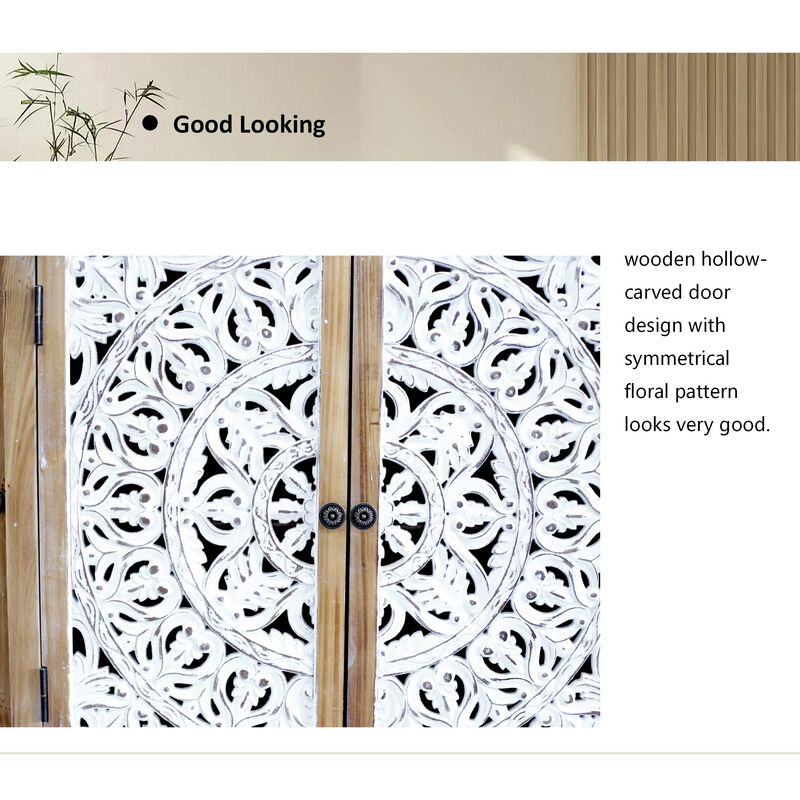 Flofpo Hollow-Carved Accent Sideboard image number 5