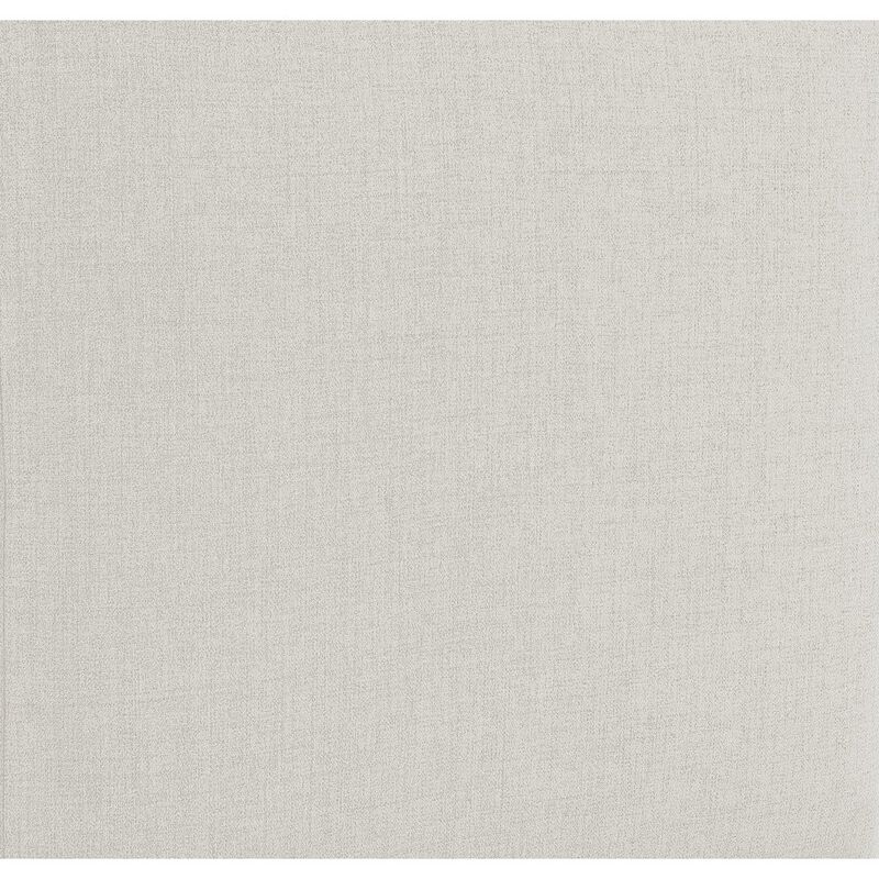 Meridian Furniture Cube Cream Durable Linen Textured Ottoman