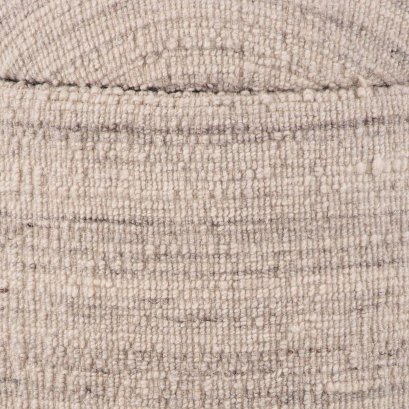 Carolina Chair & Table Handwoven Triton Matte Black Base Storage Ottoman