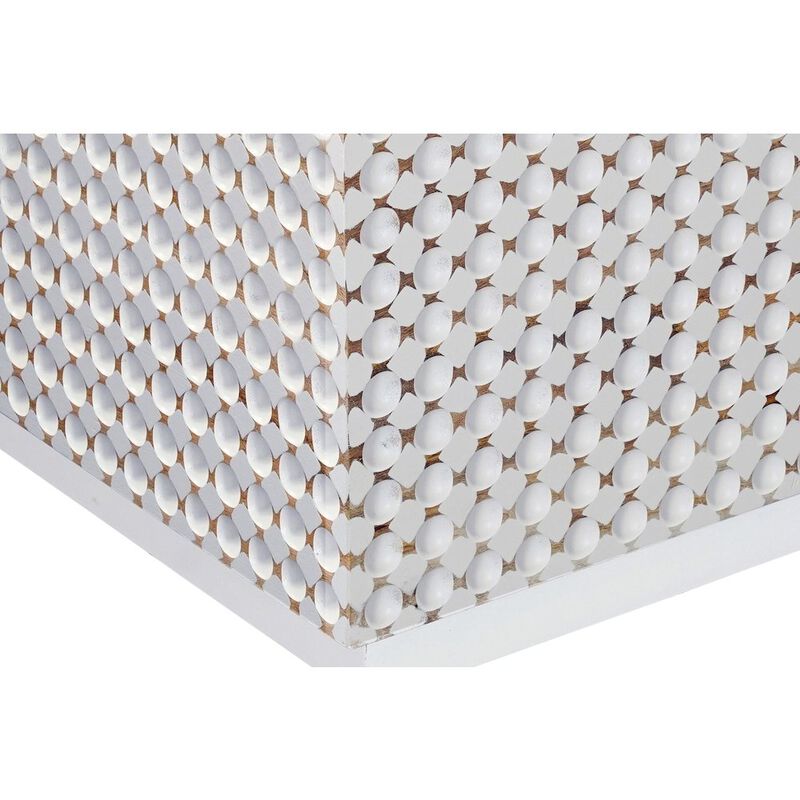 Carolina Chair & Table Dimple Rectangular Coffee Table - Whitewash