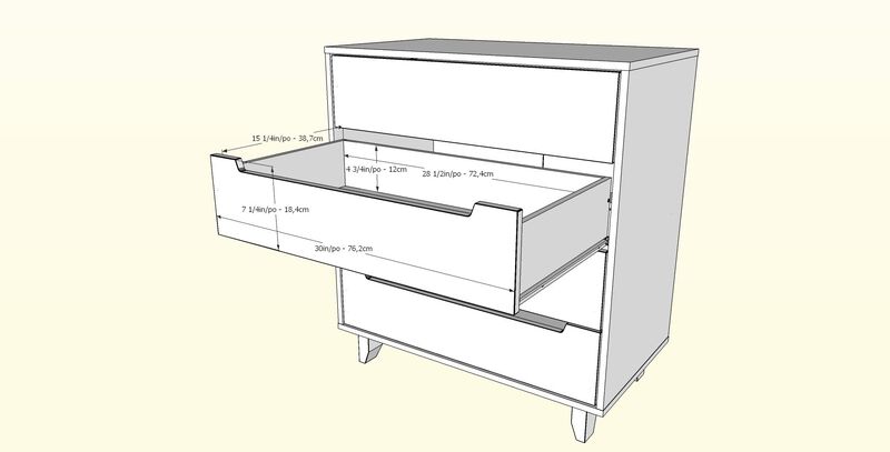 Nexera DistributionNexera 340442 4-Drawer Dresser Chest