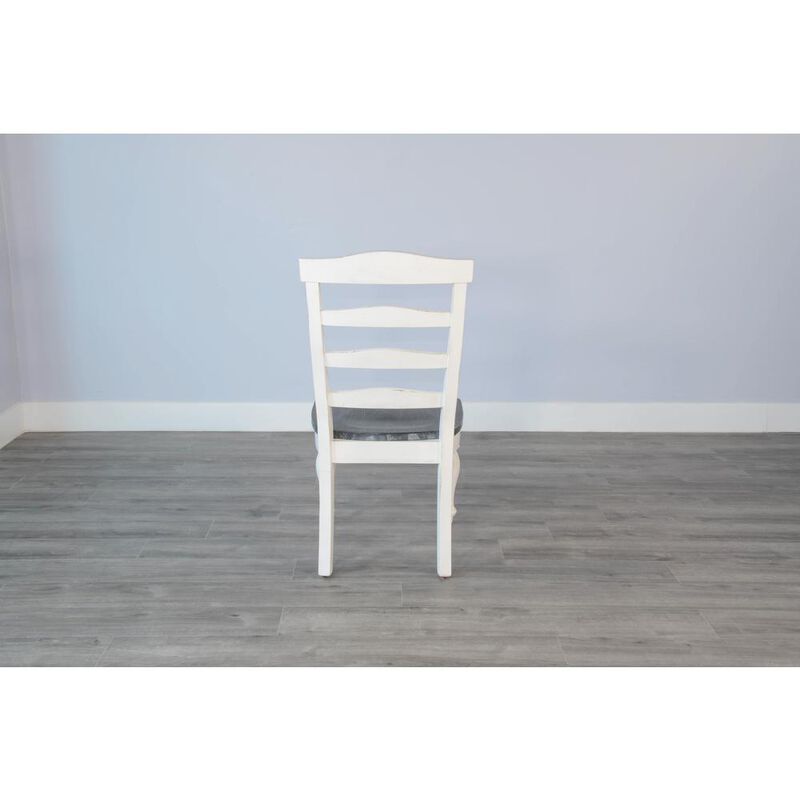 Sunny Designs Carriage House Ladderback Chair, Wood Seat