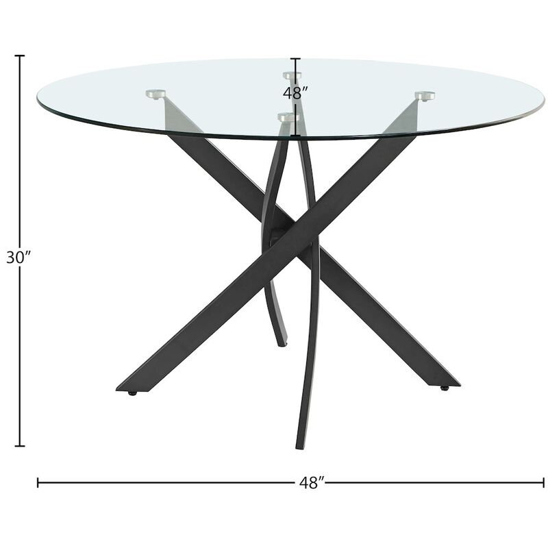 Meridian Furniture Xander Matte Black Dining Table
