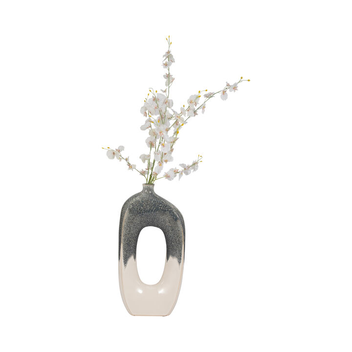 16" Curvy Open Cut-out Vase