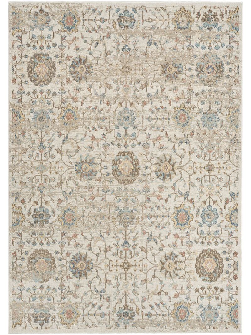 Washable Decor WSD14 Beige 5'3" x 7' Rug