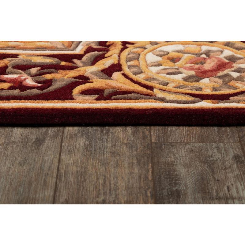 Momeni Transitional Runner Area Rug, Burgundy, 2'3 X 8' Runner