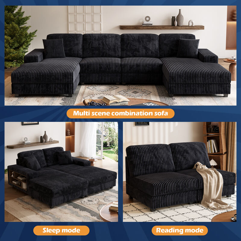 Flotud U-shaped Combination Sofa image number 4