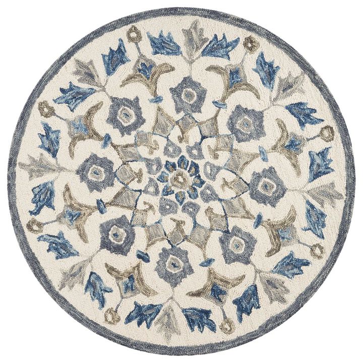 LR Home Dazzle Wool Area Rug Indoor