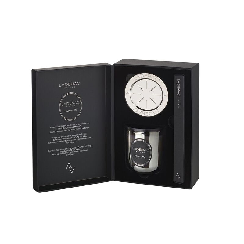 Candle in Jar URBAN SENSES 1.1 lb Grey Boisee Chic 4.72 x 6.5 x 10.83 in image number 1