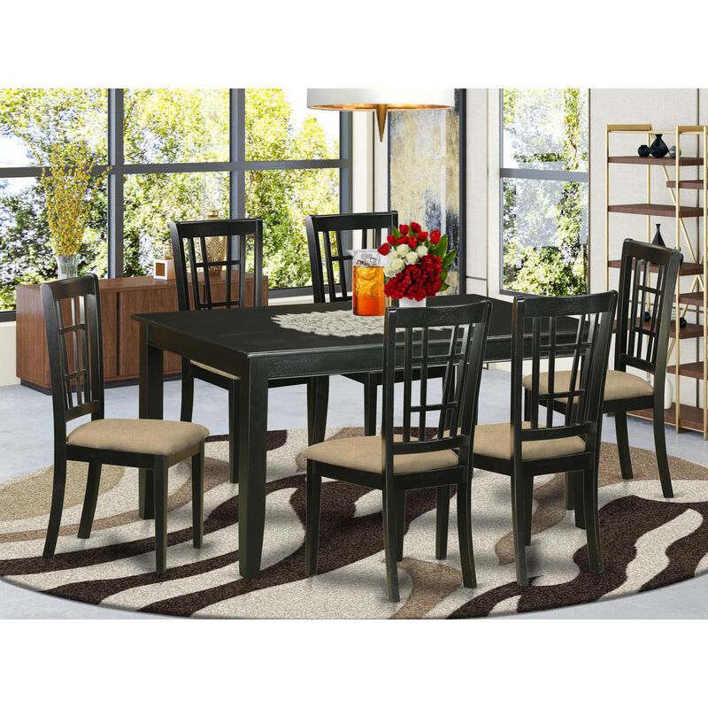 7 Pc Dining room set -Kitchen Table and 6 Dining Chairs