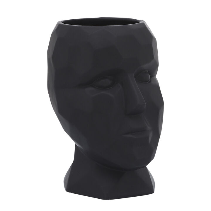 Cloverton Black Face Vase