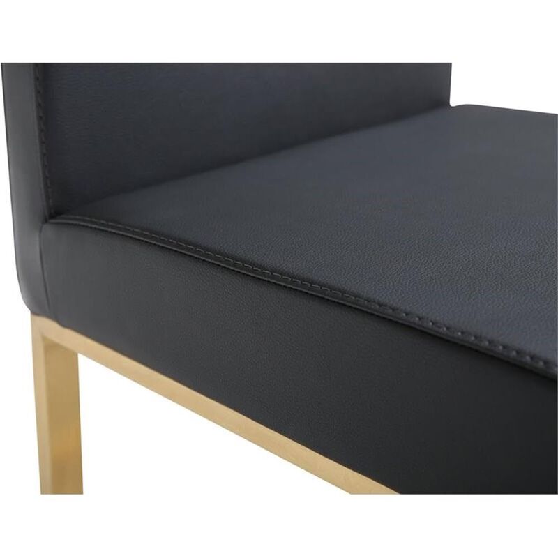 TOV Furniture Denmark Steel Stool, Counter Height, Black image number 6