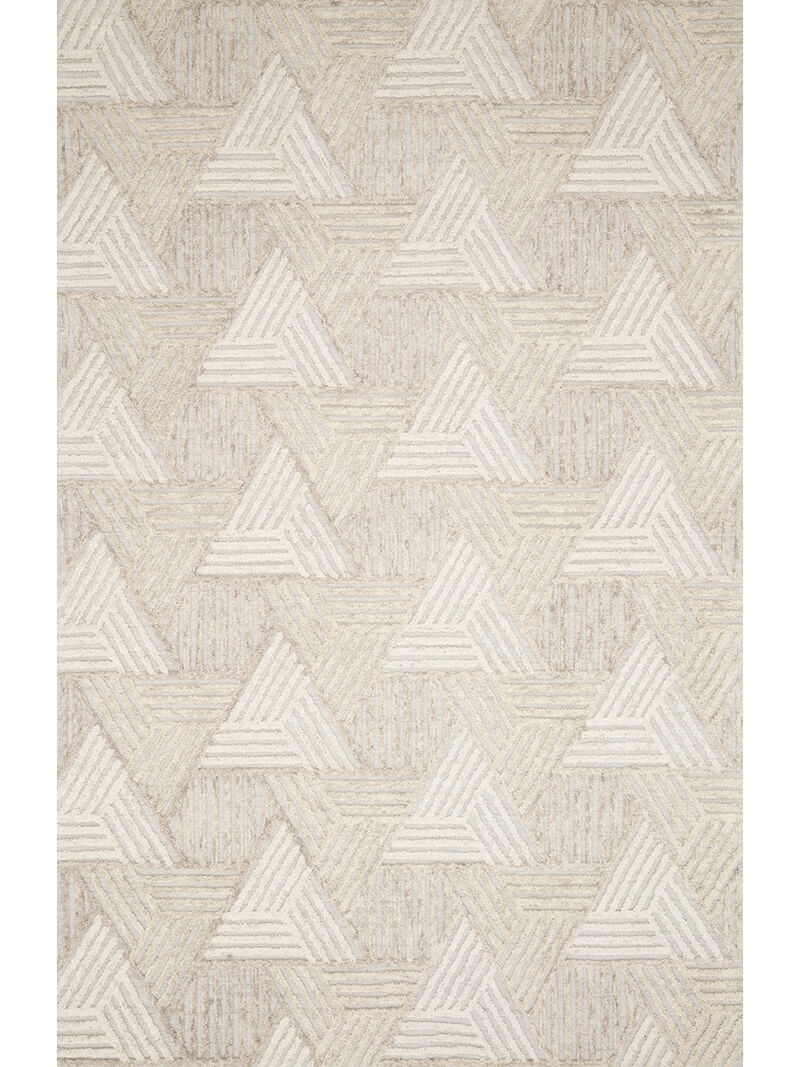 Ehren EHR04 Oatmeal/Ivory 3'6" x 5'6" Rug