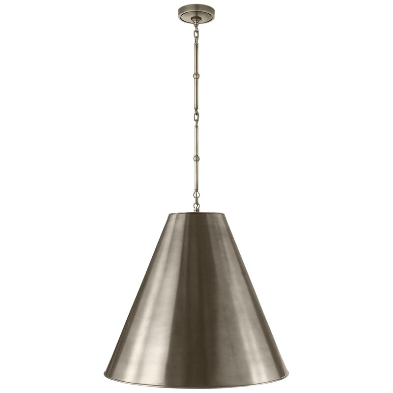 Goodman Large Silver Hanging Lamp