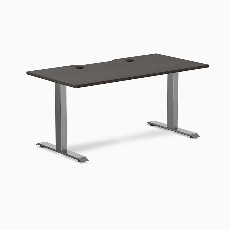 Desky Zero Scalloped Laminate Office Desk image number 0