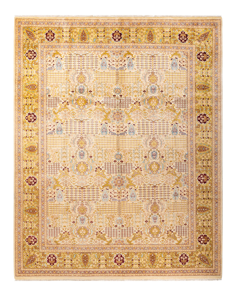 Mogul, One-of-a-Kind Hand-Knotted Area Rug  - Ivory, 8' 2" x 10' 2" image number 1