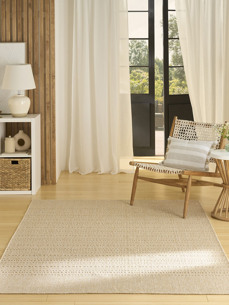 Tulum TLM01 Cream 6' x 9' Rug