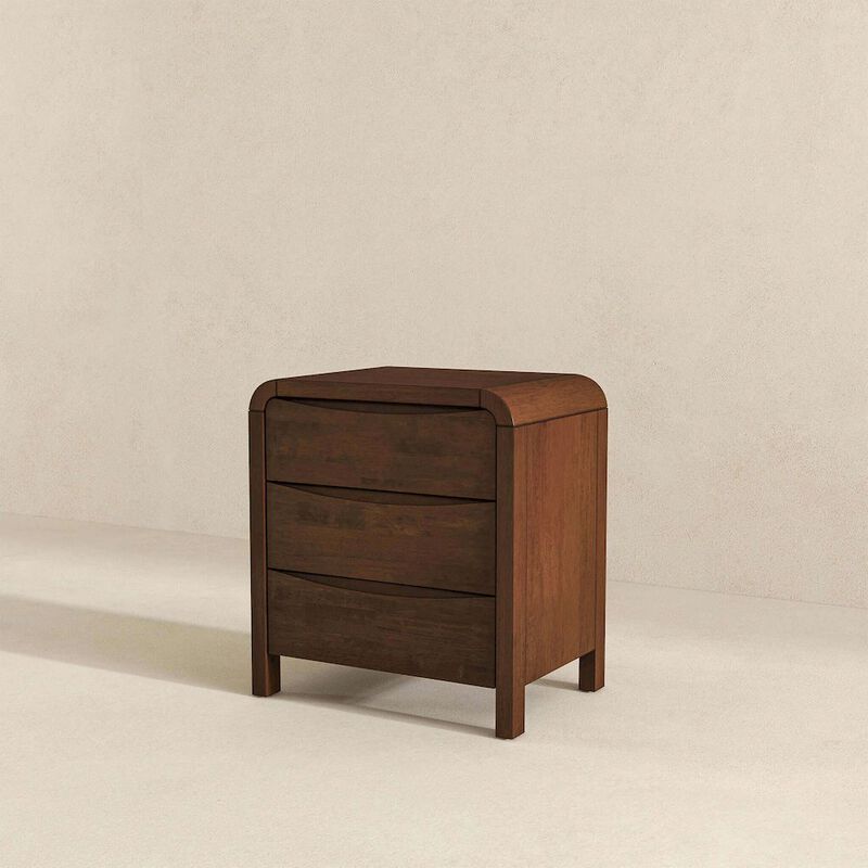 Ashcroft Furniture The Mid-Century Modern 2-drawer/3-drawer nightstand image number 6