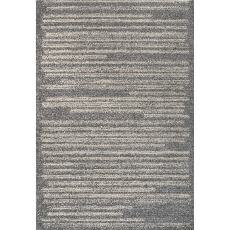 Khalil Modern Berber Stripe Black/Cream