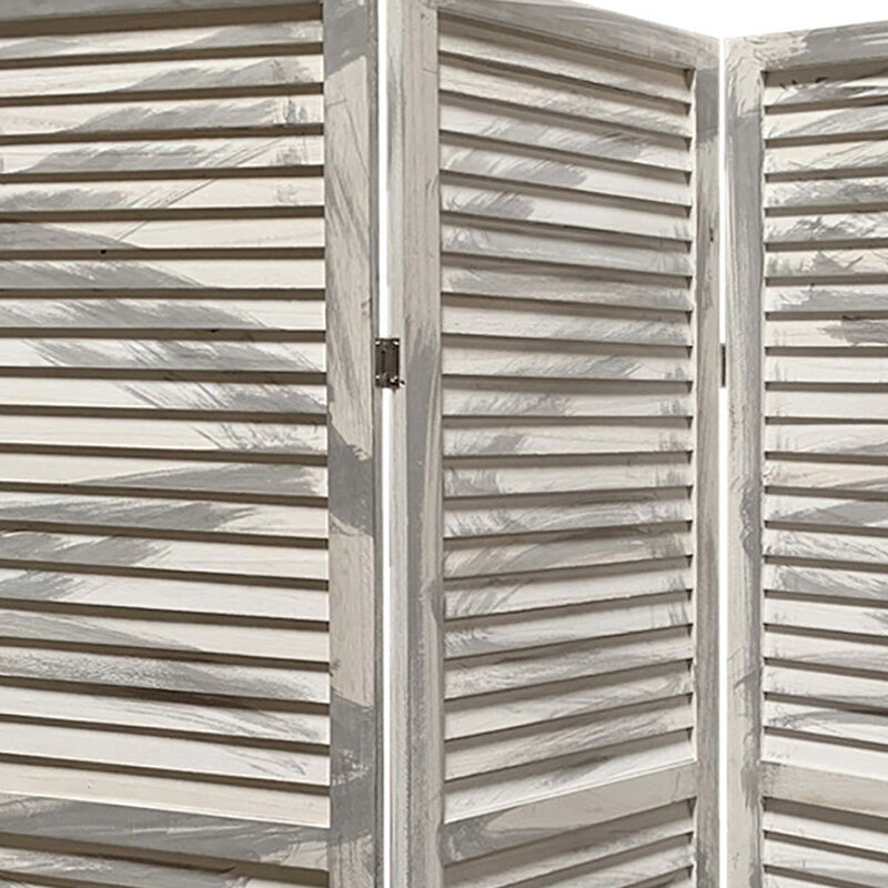 Folding Three-Panel Room Divider Screen for Privacy and Stylish Space Separation