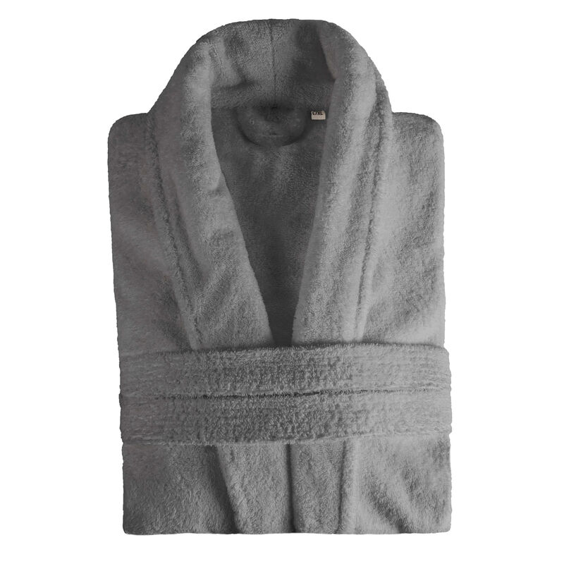 Soft Classic Men&rsquo;s Bathrobe in Turkish Cotton with Adjustable Waist Belt image number 0