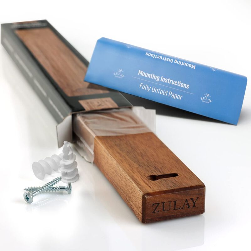 Seamless Maple Wood Magnetic Knife Holder