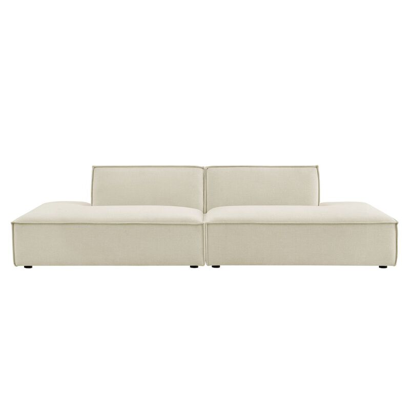 Restore 2-Piece Performance Fabric Upholstered Modular Loveseat image number 4