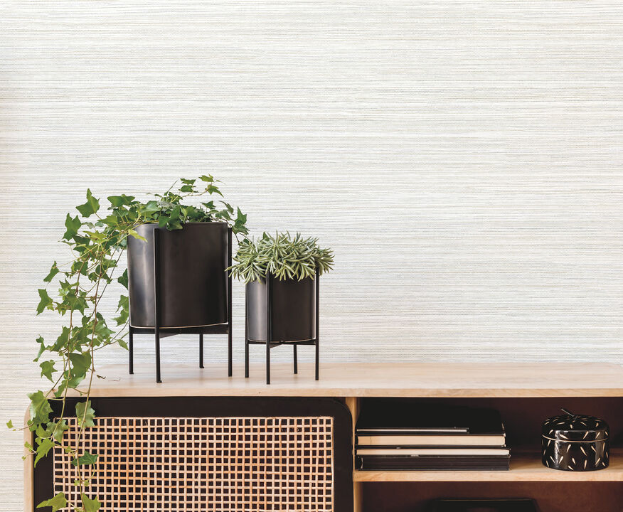 Fountain Grass Ivory Wallpaper (Set of 2)