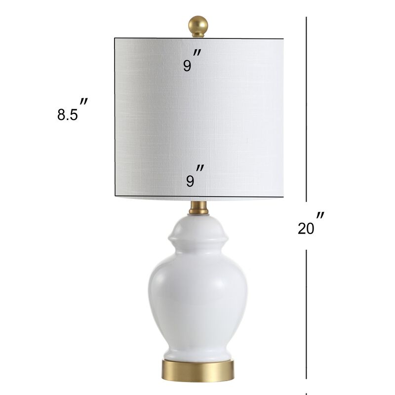 Perry Ceramic/Metal LED Table Lamp