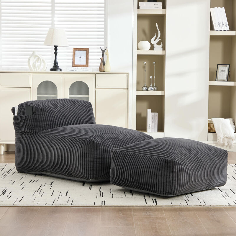 Bugwon Bean Bag Accent Chair image number 1